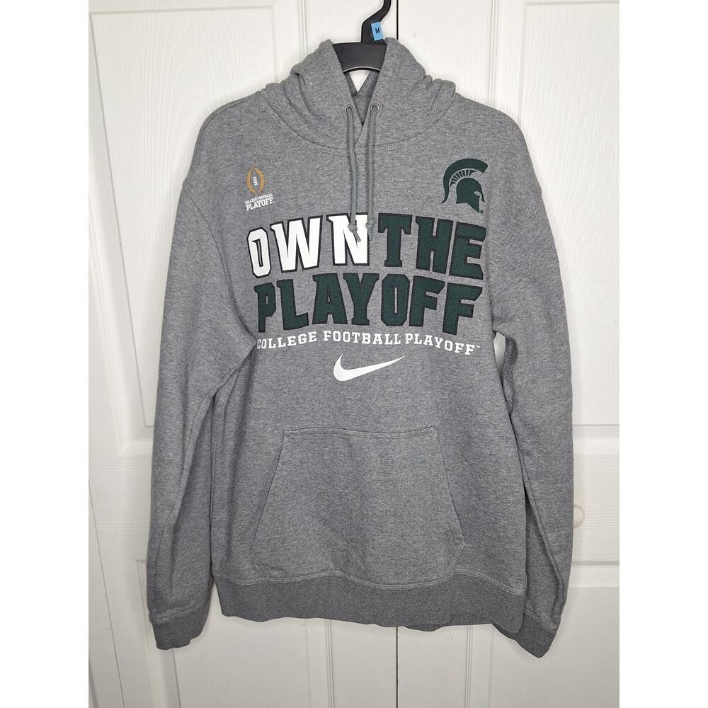 Nike Michigan State Spartans College Football Playoff Hoodie size S 2015